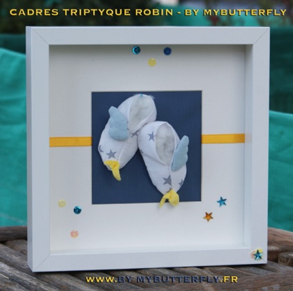 TRIPTYQUE ROBIN, Photo, ailes & chaussons